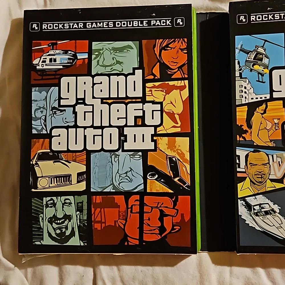 1/2 PRICE🔻Xbox Microsoft Grand Theft Auto III & Vice City